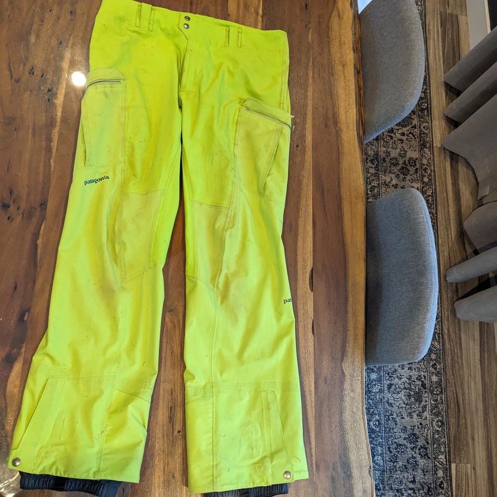 Patagonia Men's Bright Yellow Cargo Pants